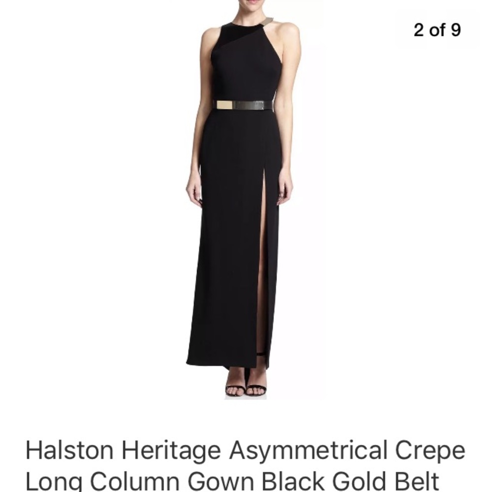 NWT Halston Heritage Black Dress